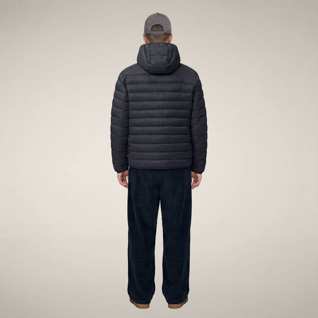 Men's Puffer Jacket Jeanluc in Blue Black