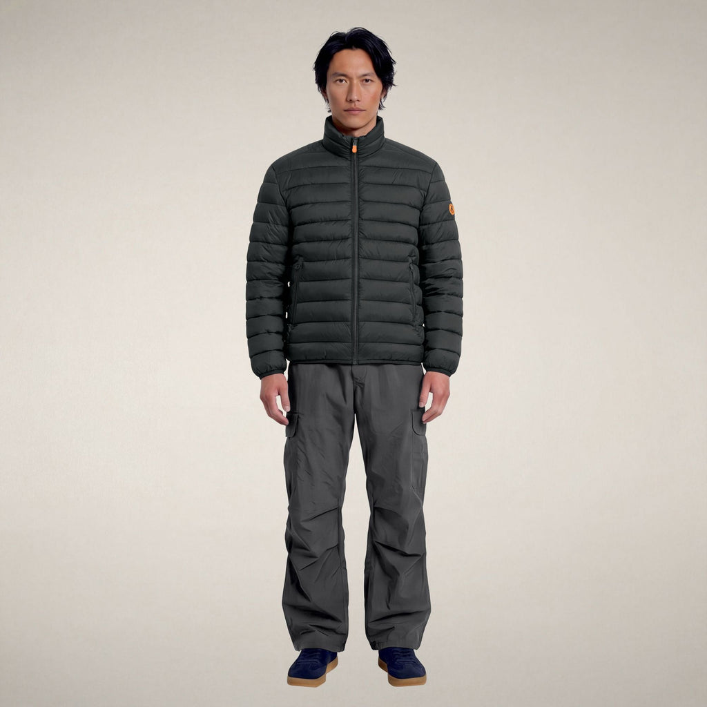 Men's Puffer Jacket Laurent in Green Black