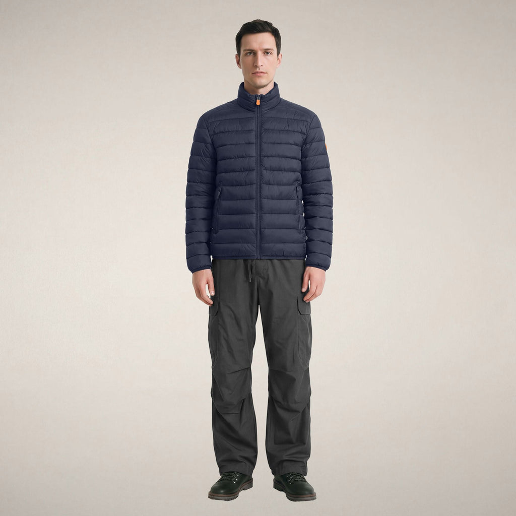 Men's Puffer Jacket Laurent in Blue Black