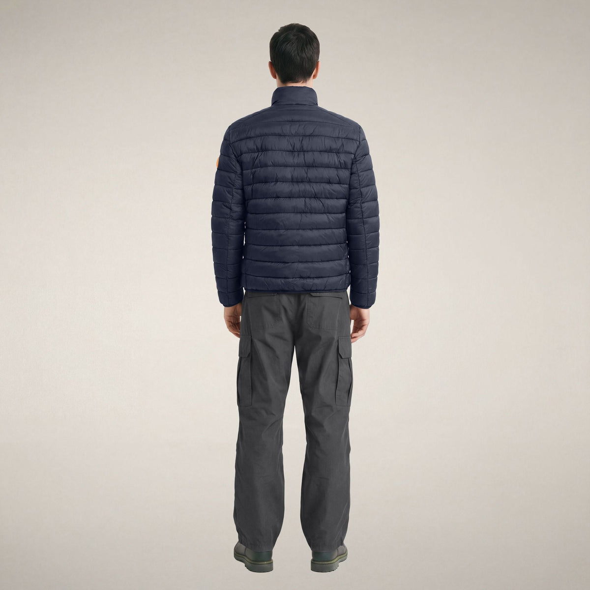 Men's Puffer Jacket Laurent in Blue Black
