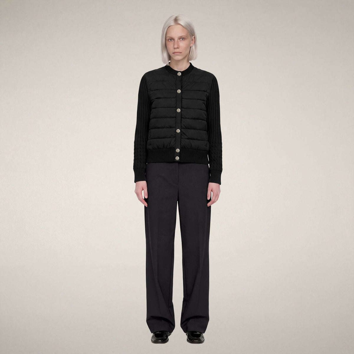 Chaqueta acolchada Zelinda para mujer en negro