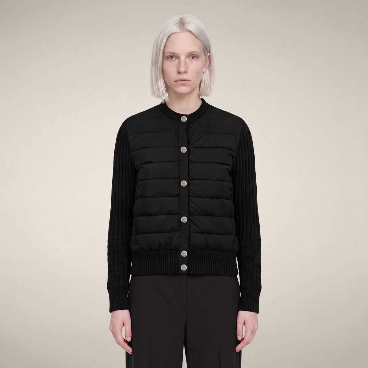 Chaqueta acolchada Zelinda para mujer en negro