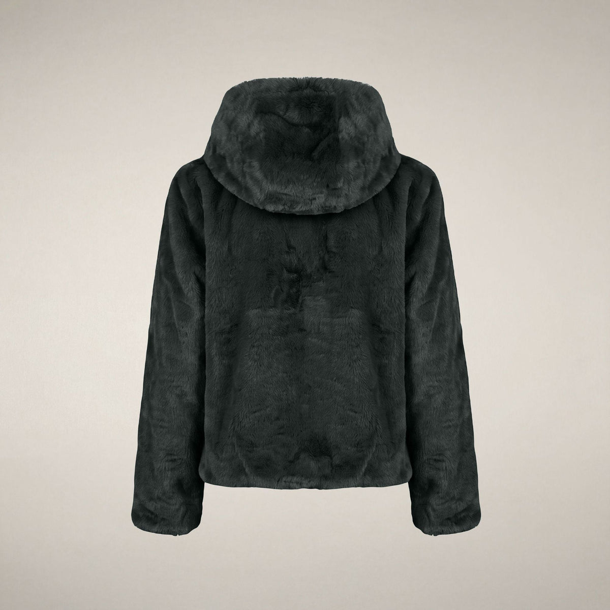 Chaqueta reversible de piel sintética para mujer Laila en verde Nori