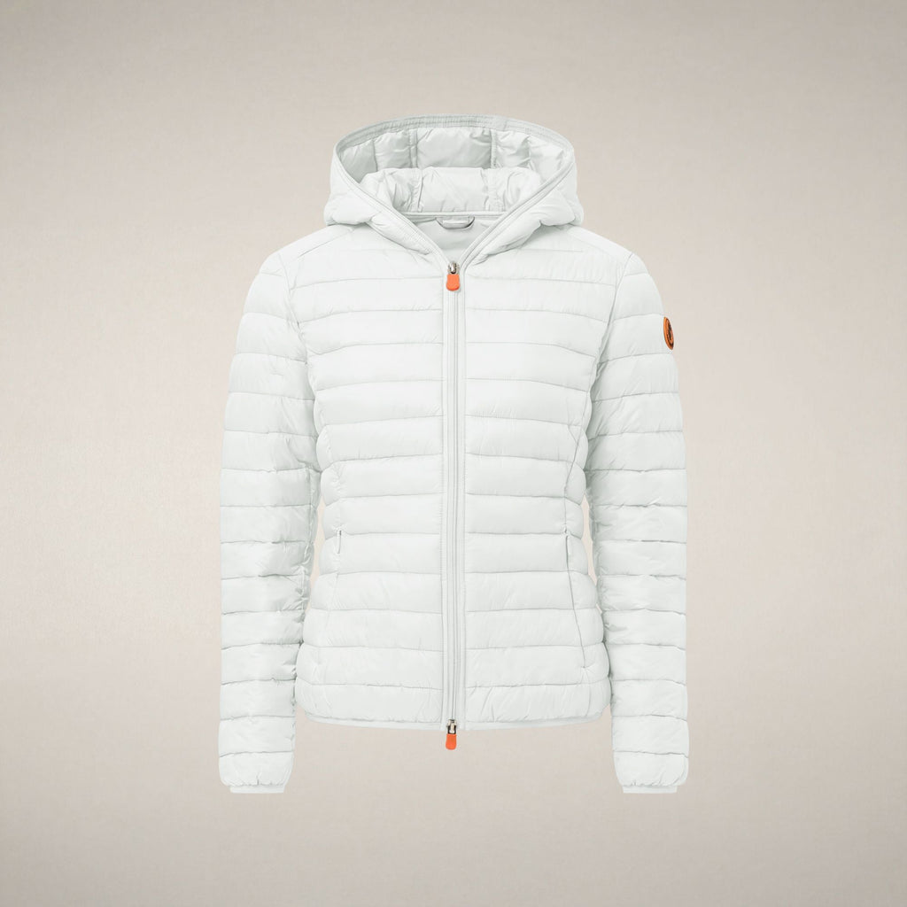 Women's Puffer Jacket Daisy in Off White