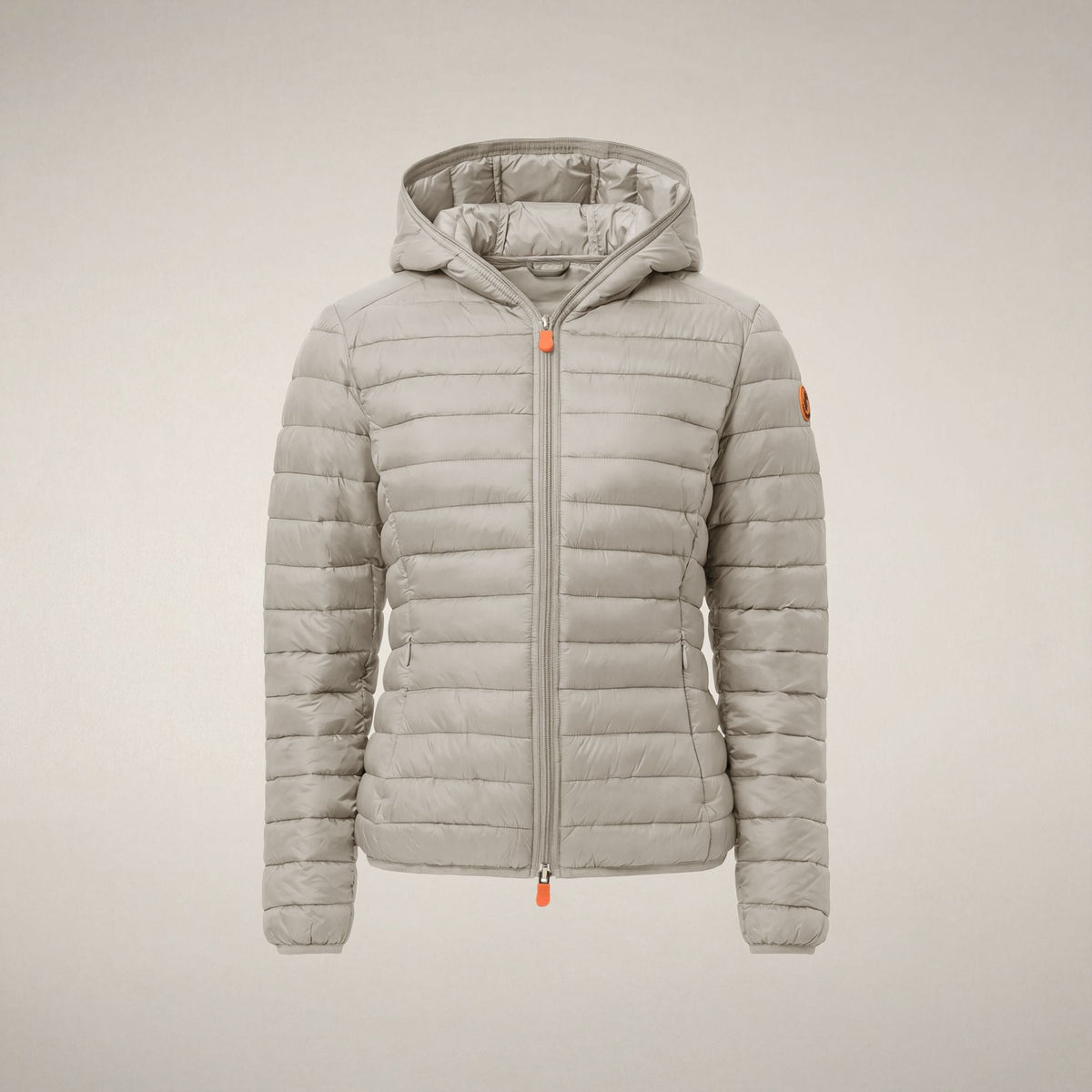 Women's Puffer Jacket Daisy in Rainy Beige