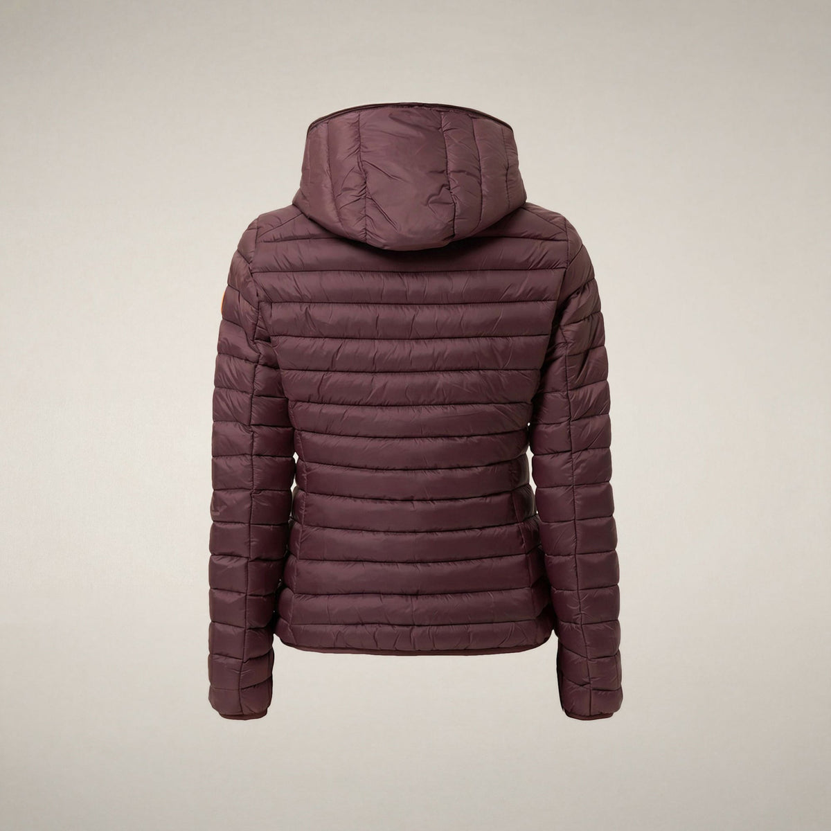 Women's Puffer Jacket Daisy in Burgundy Black