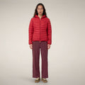 Doudoune femme Daisy rouge foncé