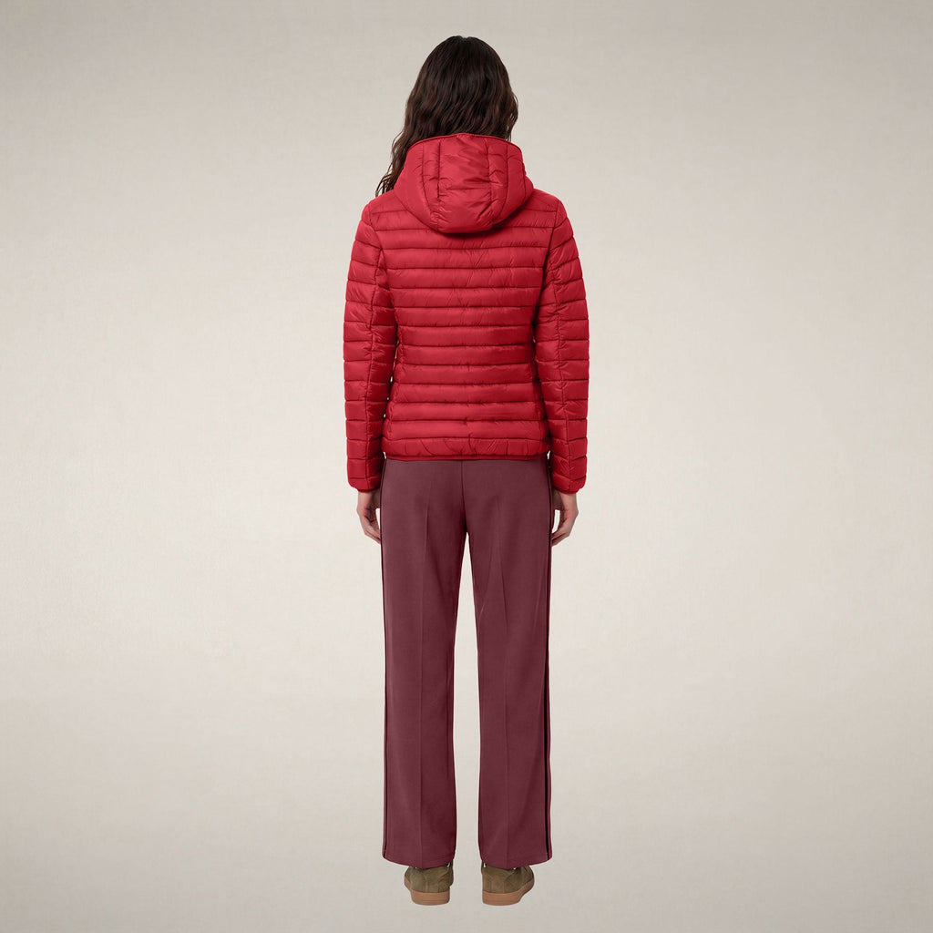 Doudoune femme Daisy rouge foncé