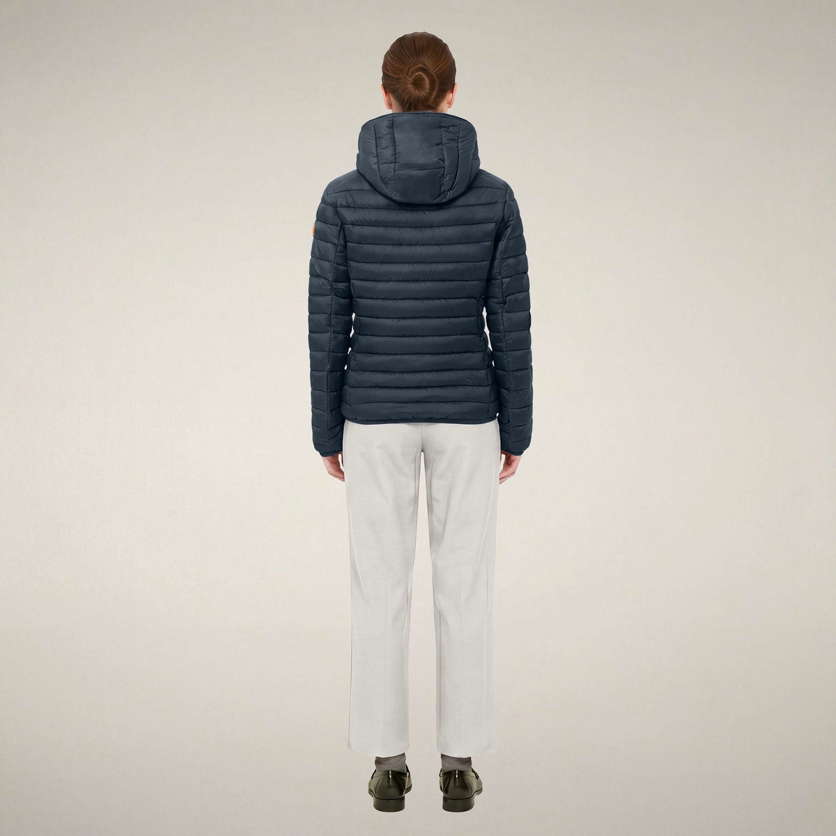 Women's Puffer Jacket Daisy in Blue Black