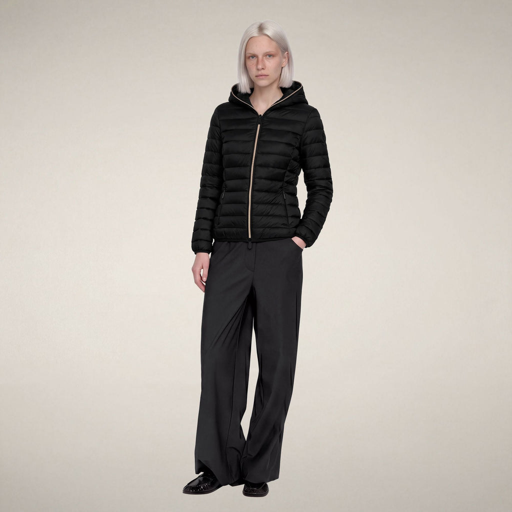 Women's Puffer Jacket Alexis in Black