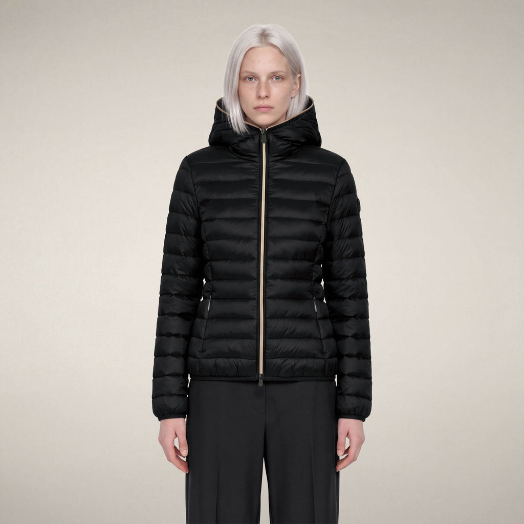 Women's Puffer Jacket Alexis in Black