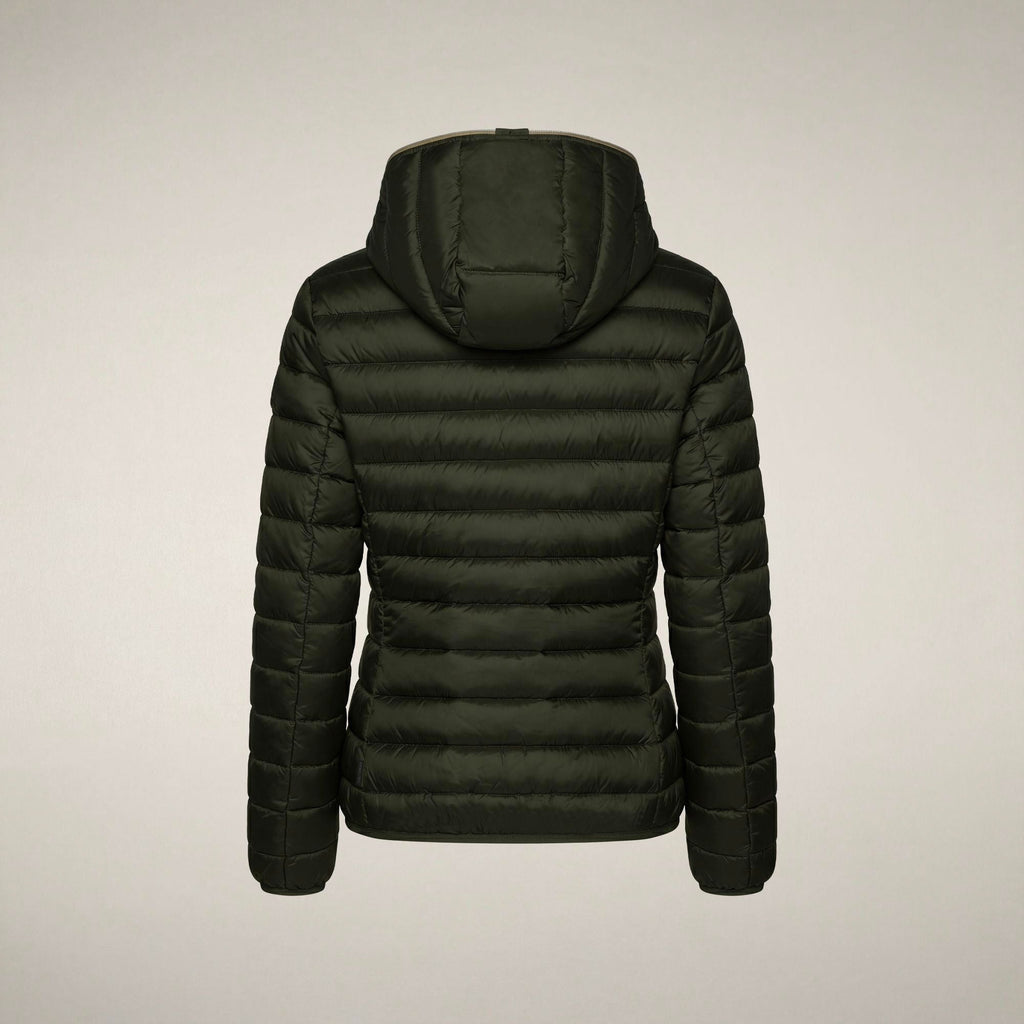 Women's Puffer Jacket Alexis in Pine Green