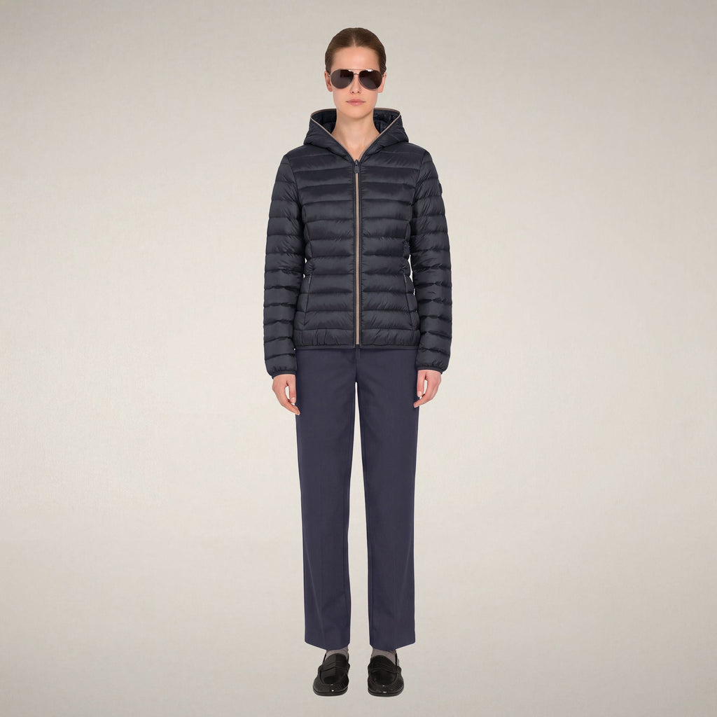Women's Puffer Jacket Alexis in Blue Black