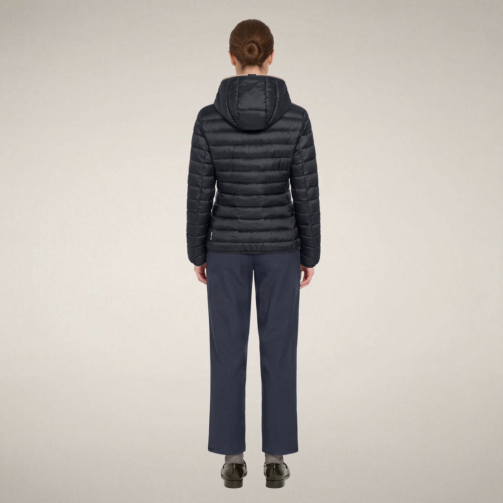 Women's Puffer Jacket Alexis in Blue Black