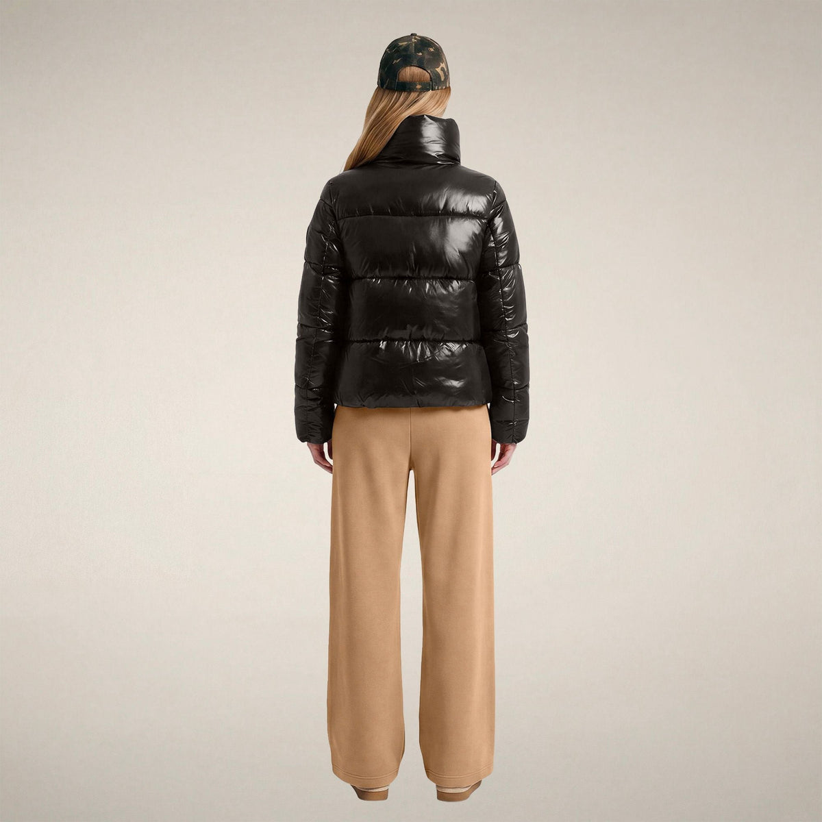 Women's Puffer Jacket Isla in Black