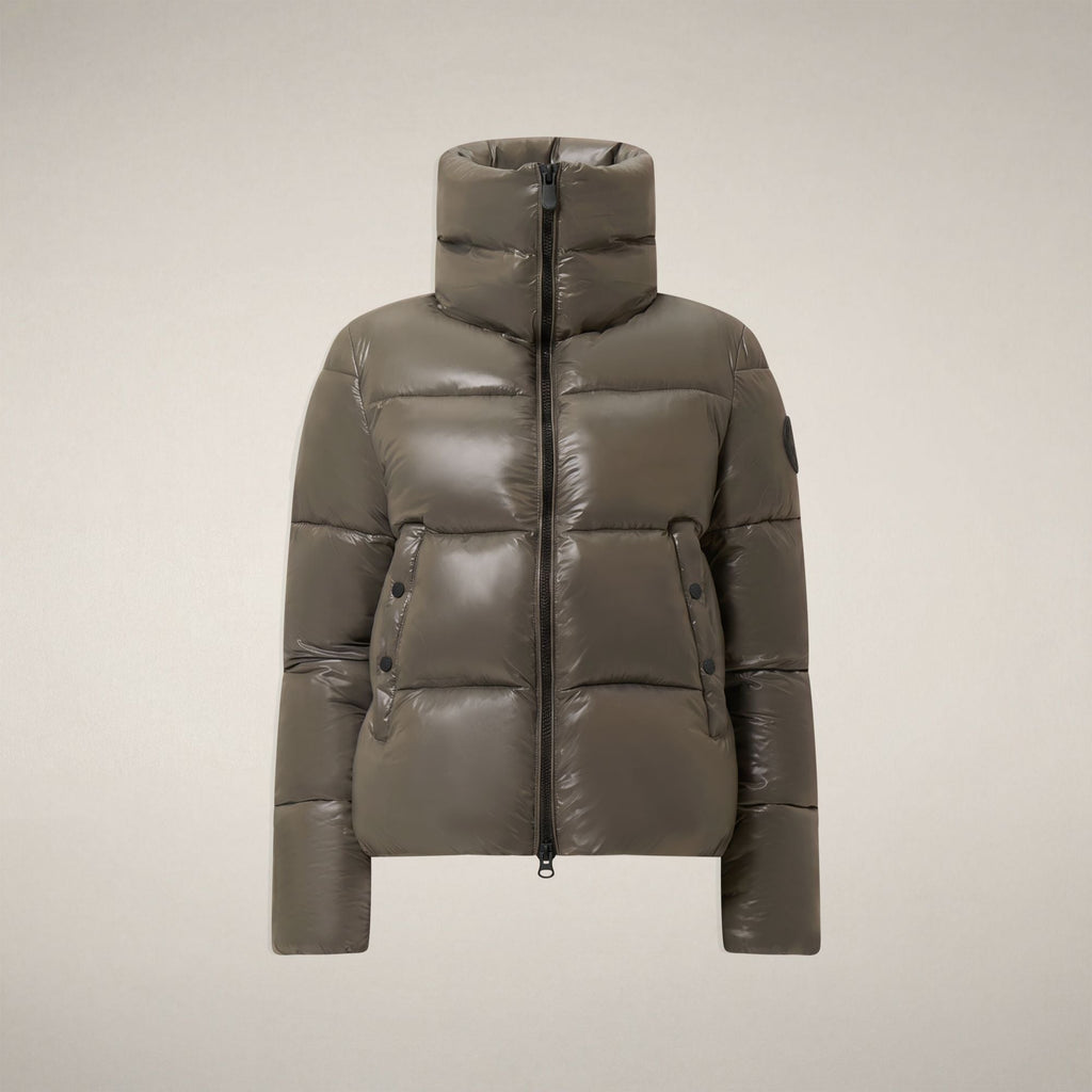 Women's Puffer Jacket Isla in Gunmetal Grey