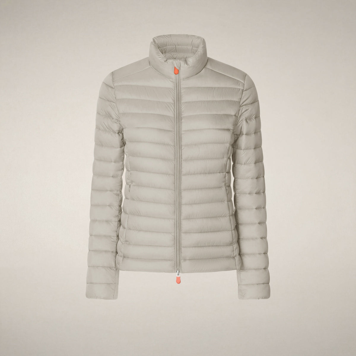 Women's  puffer jacket Carly in rainy beige