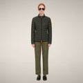 Women's Puffer Jacket Carly in Land Green