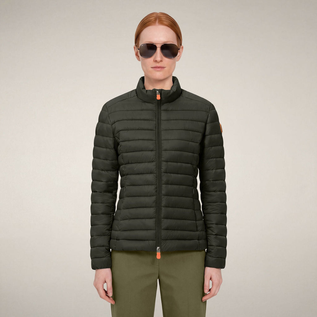 Women's Puffer Jacket Carly in Land Green