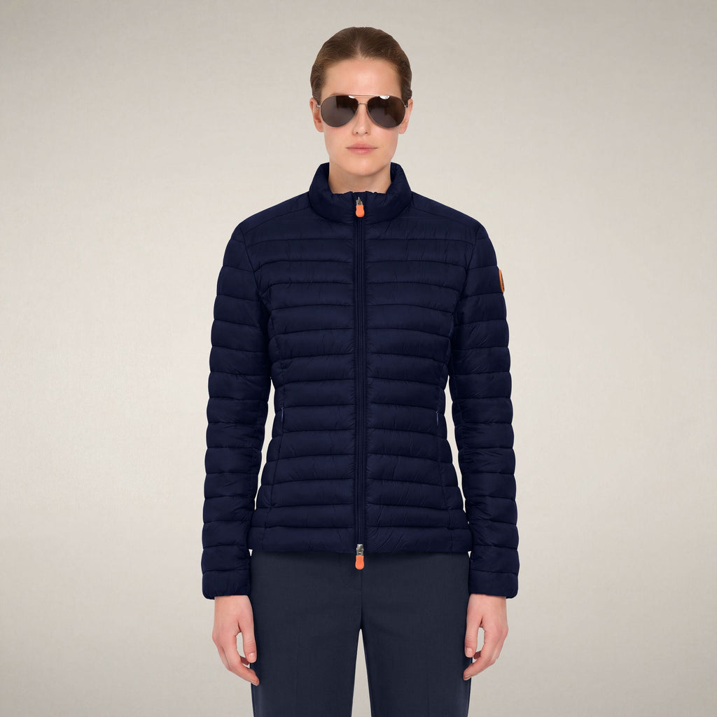 Women's Puffer Jacket Carly in Navy Blue