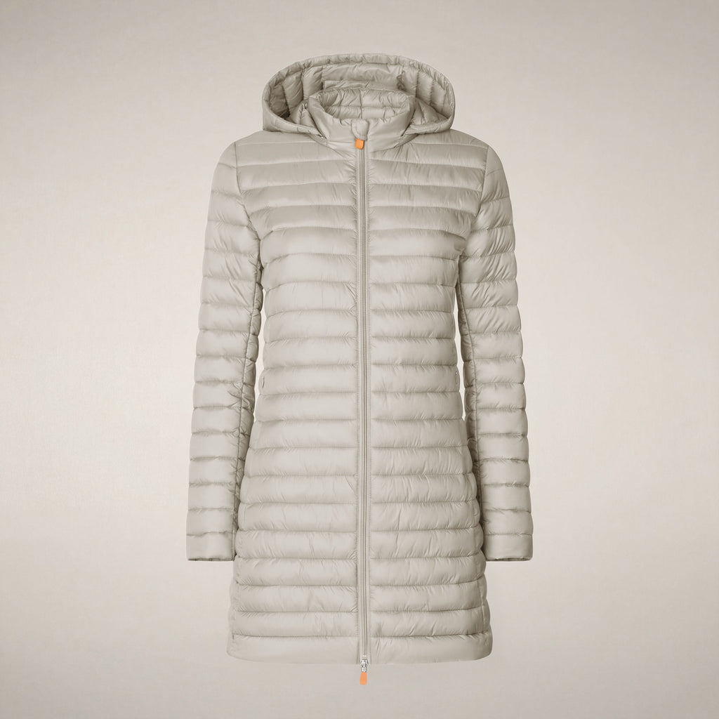 Women's Puffer Coat Bryanna in Rainy Beige