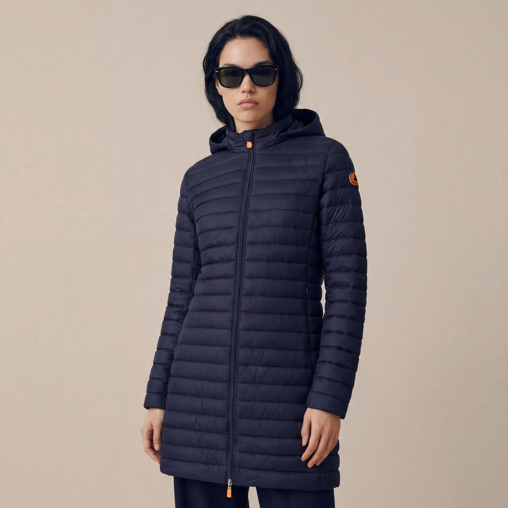 Women's Puffer Coat Bryanna in Navy Blue