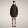 Women's Padded Coat Rachel in Brown Black