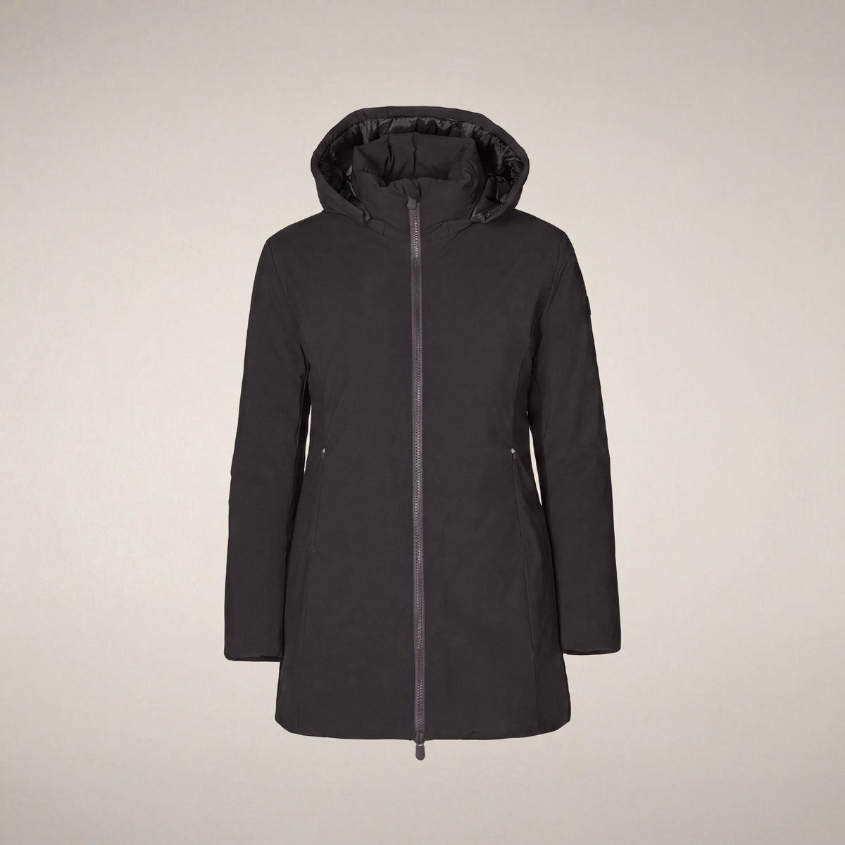Women's Padded Coat Rachel in Brown Black