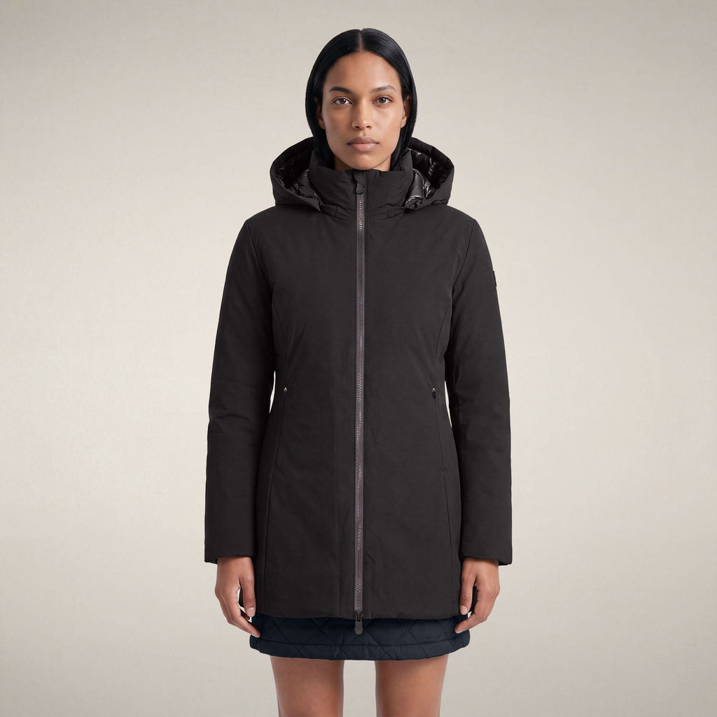 Women's Padded Coat Rachel in Brown Black