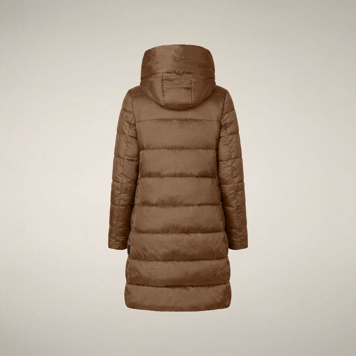 Women's Puffer Coat Lysa in Noisette Brown