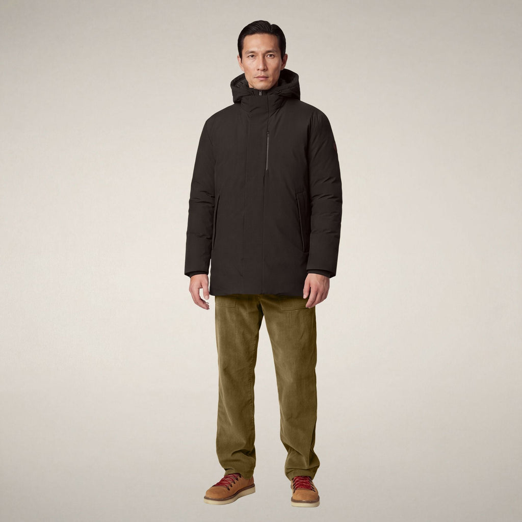 Men's Padded Jacket Sesle in Brown Black