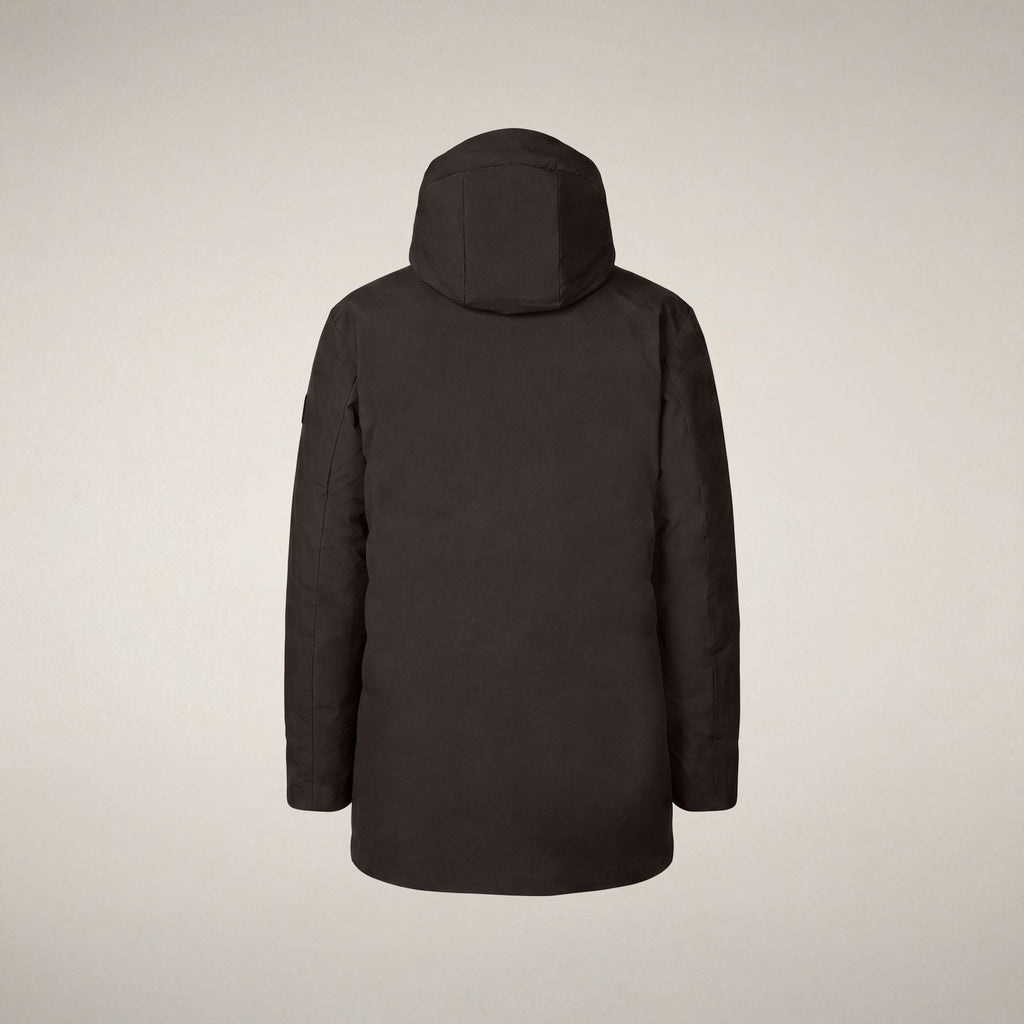 Men's Padded Jacket Sesle in Brown Black
