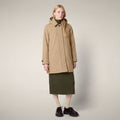 Women's Raincoat Embie in Stardust Beige