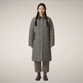 Women's Puffer Coat Sadie in Gunmetal Grey