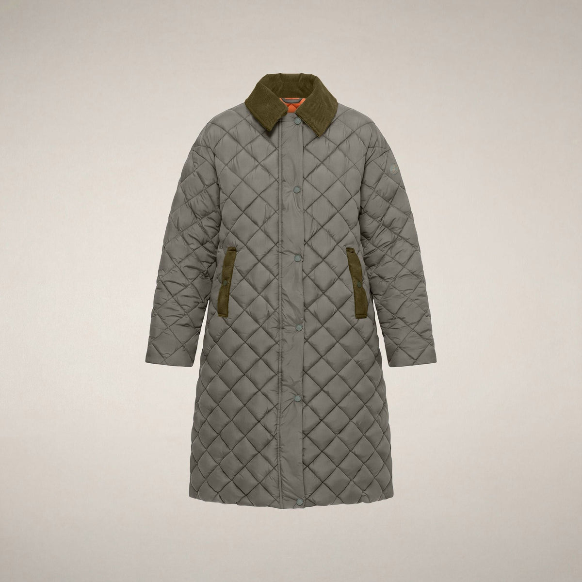 Women's Puffer Coat Sadie in Gunmetal Grey
