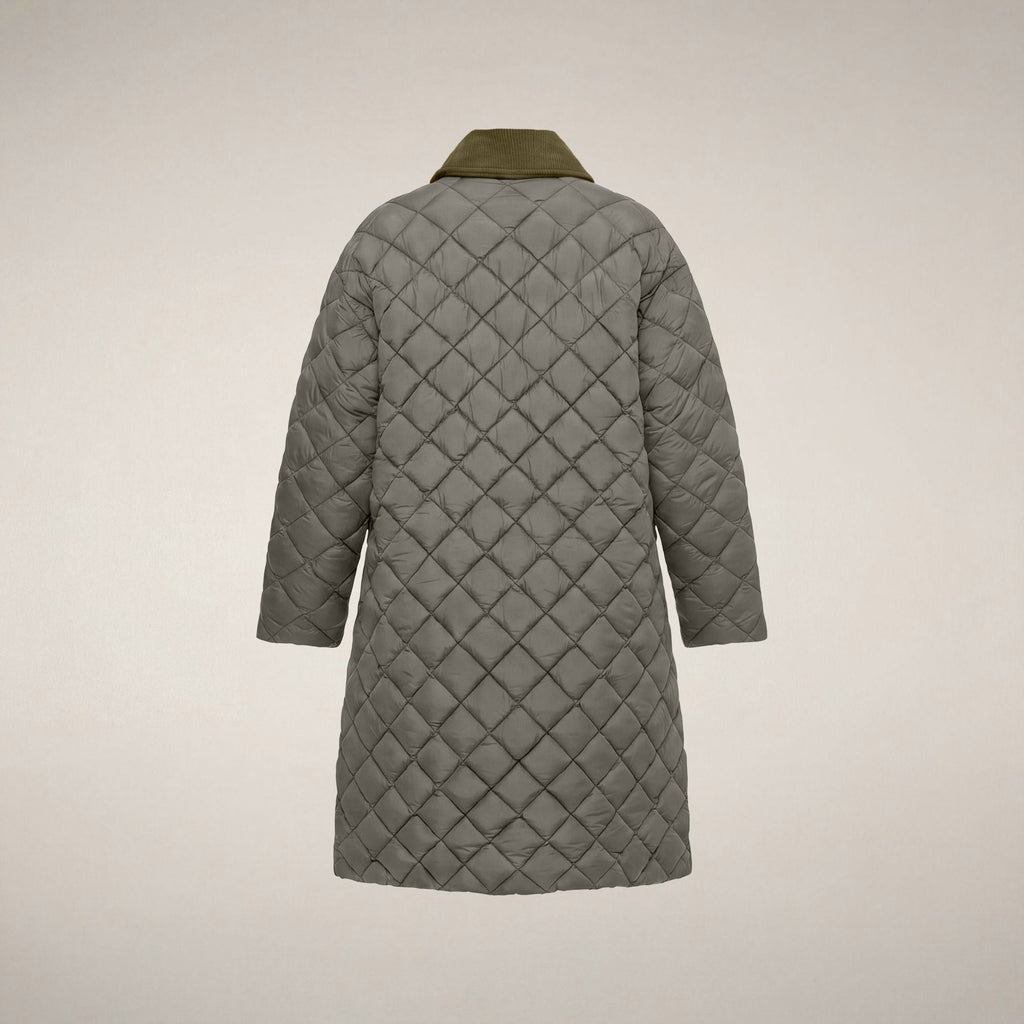 Women's Puffer Coat Sadie in Gunmetal Grey