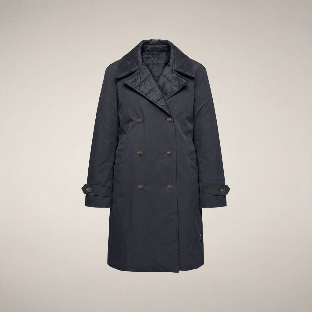 Women's Raincoat Pilar in Blue Black