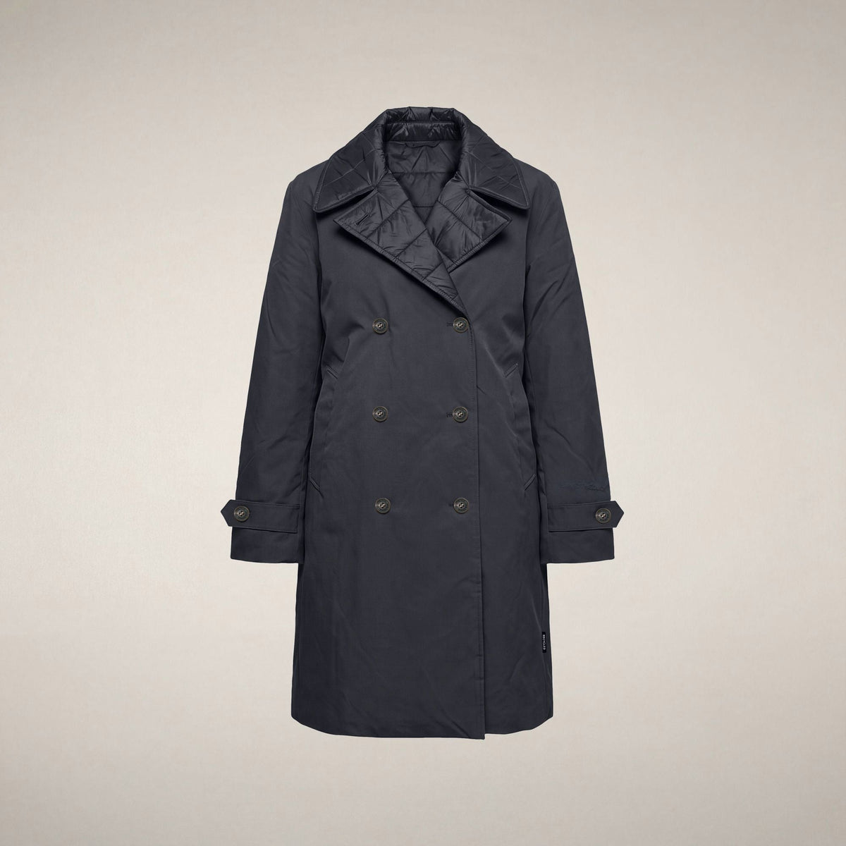 Women's Raincoat Pilar in Blue Black