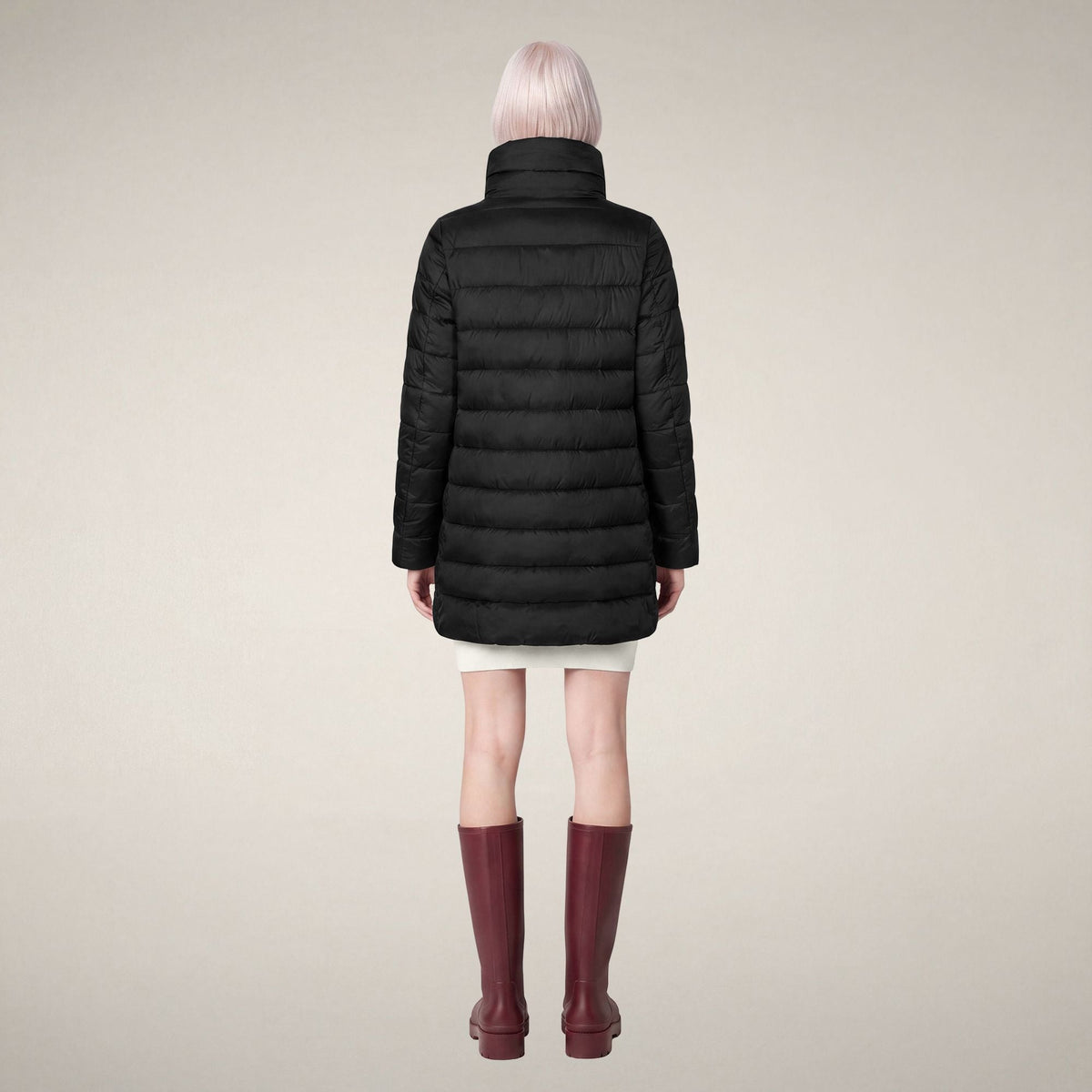 Women's Puffer Coat Lydia in Black
