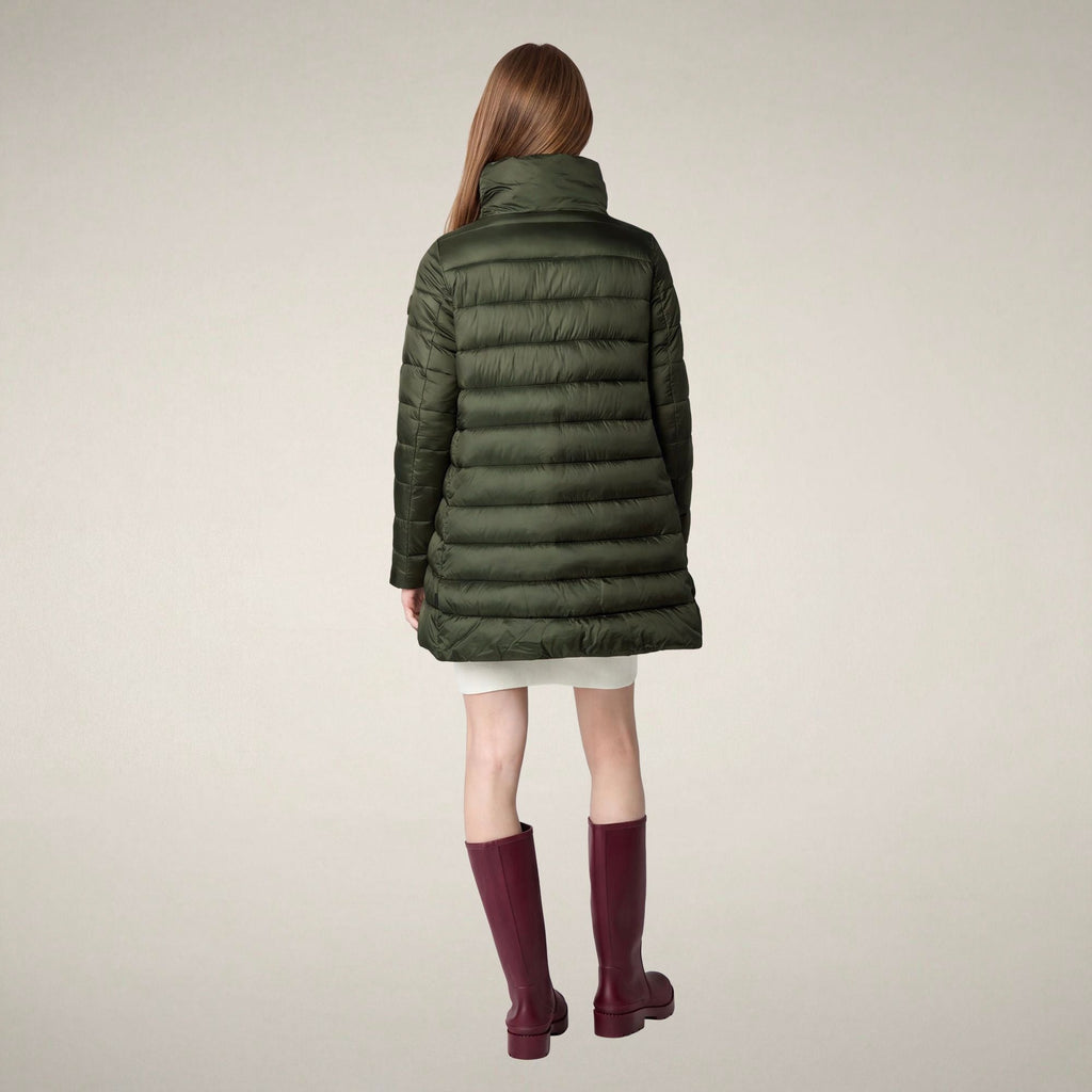 Women's Puffer Coat Lydia in Pine Green