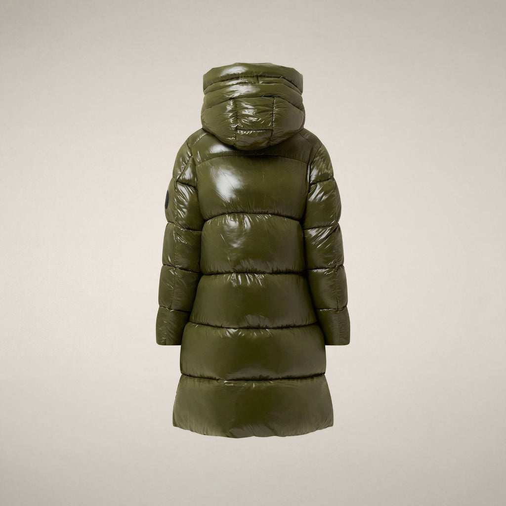 Women's Puffer Coat Isabel in Pine Green