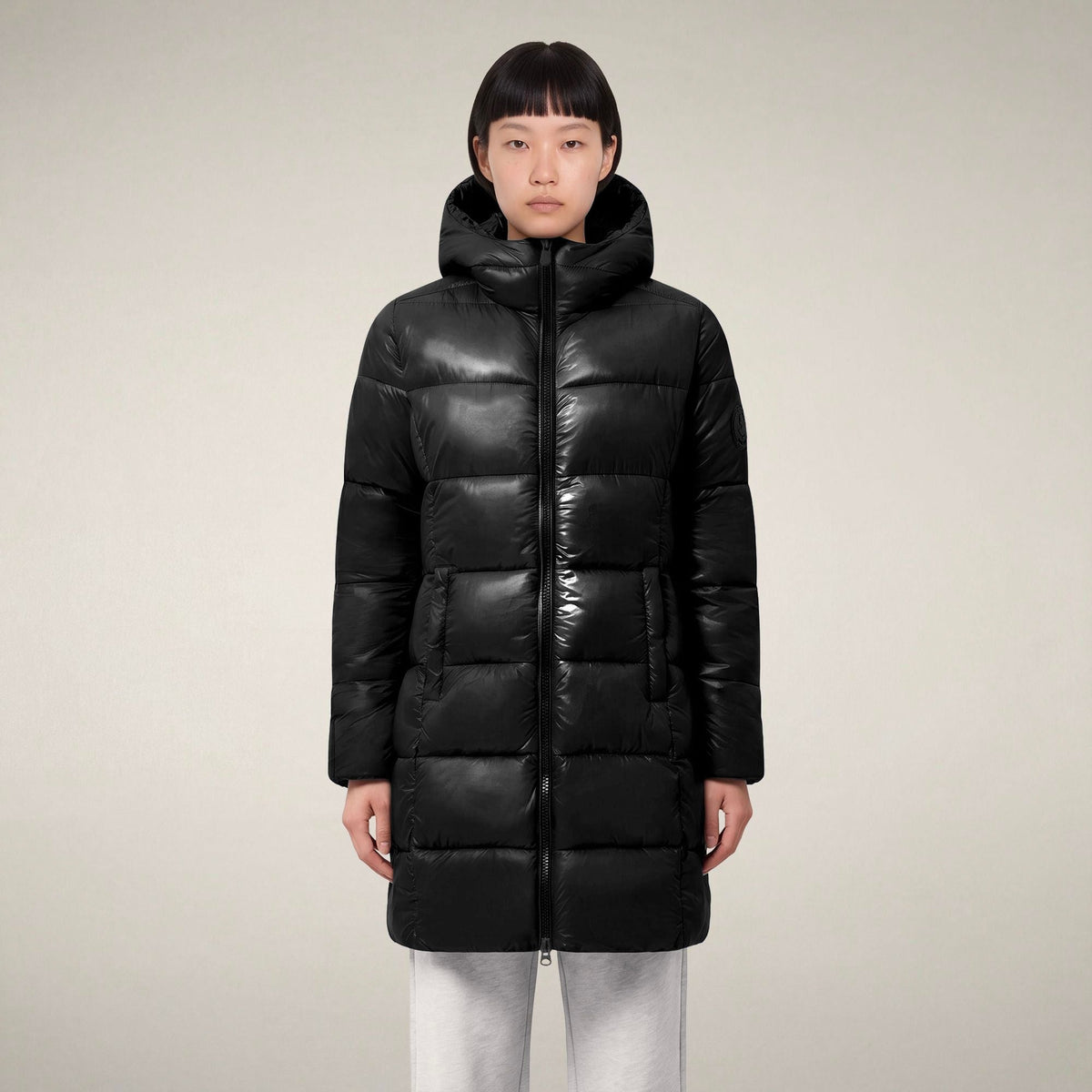 Women's Puffer Coat Ines in Black