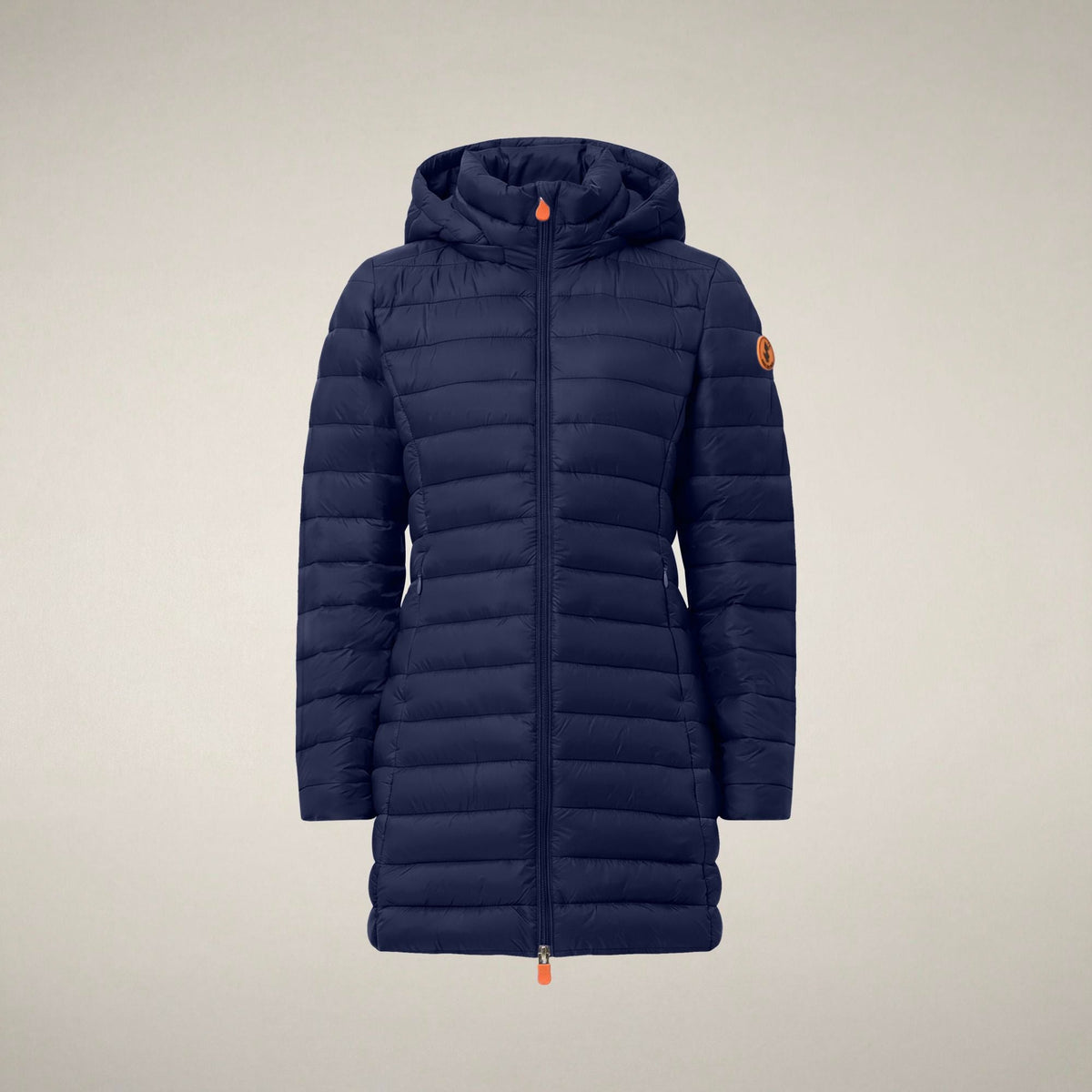 Women's Puffer Coat Carol in Navy Blue