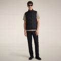 Men's quilted vest Adam in black