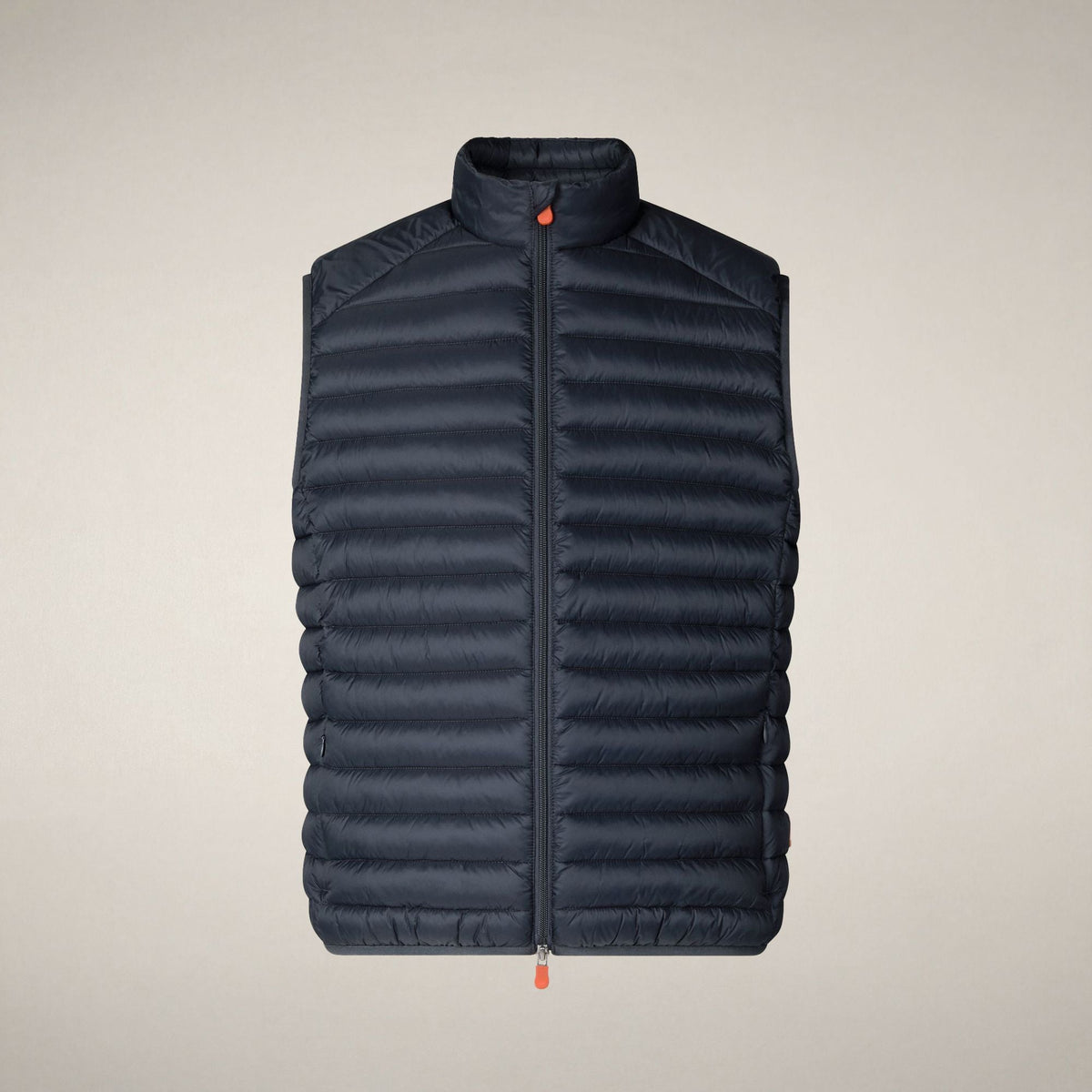Men's Puffer Vest Adam in Grey Black