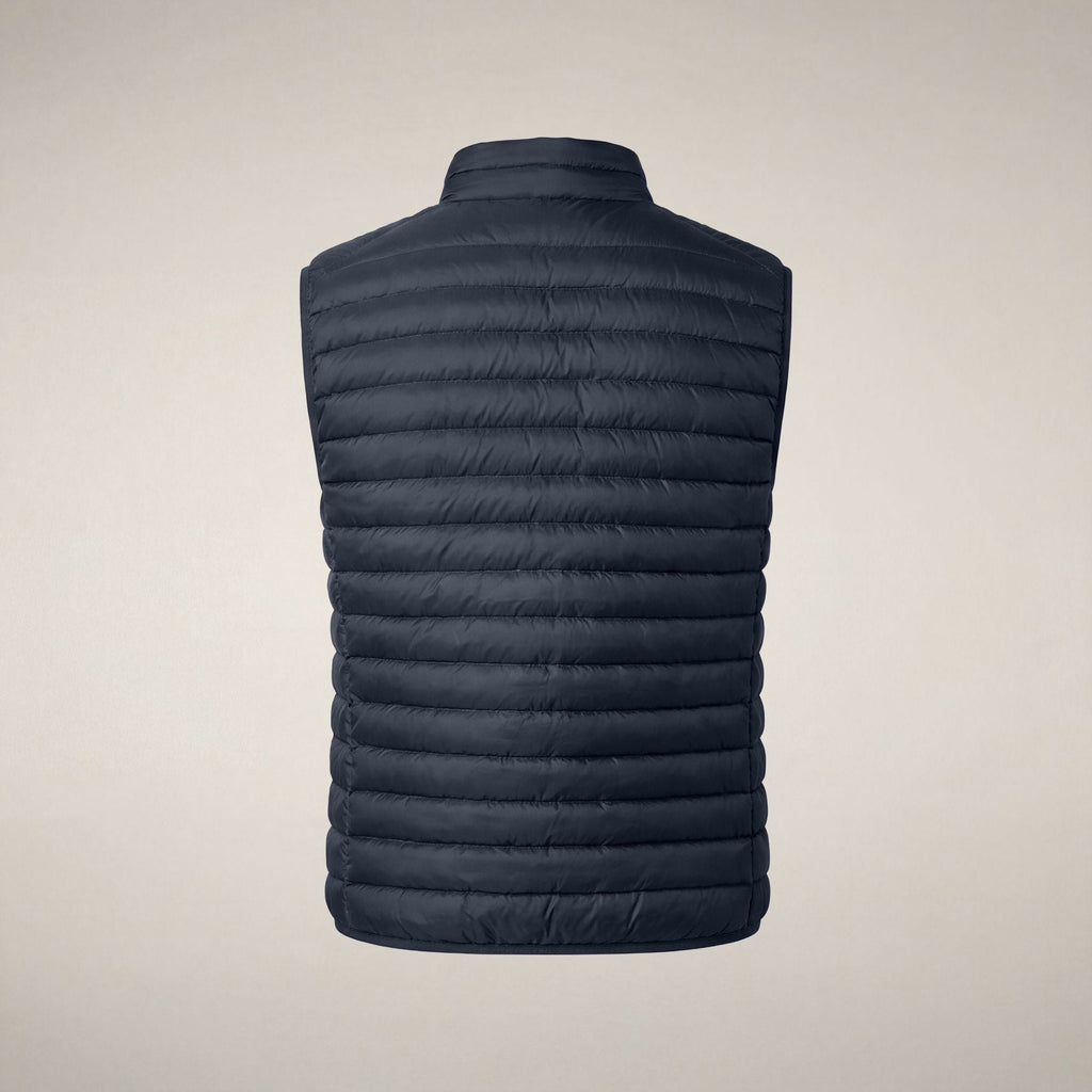 Men's Puffer Vest Adam in Grey Black