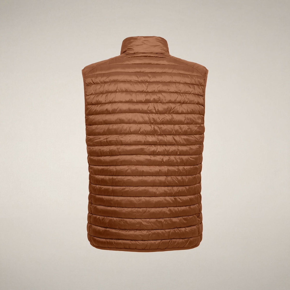 Men's Puffer Vest Vince in Noisette Brown