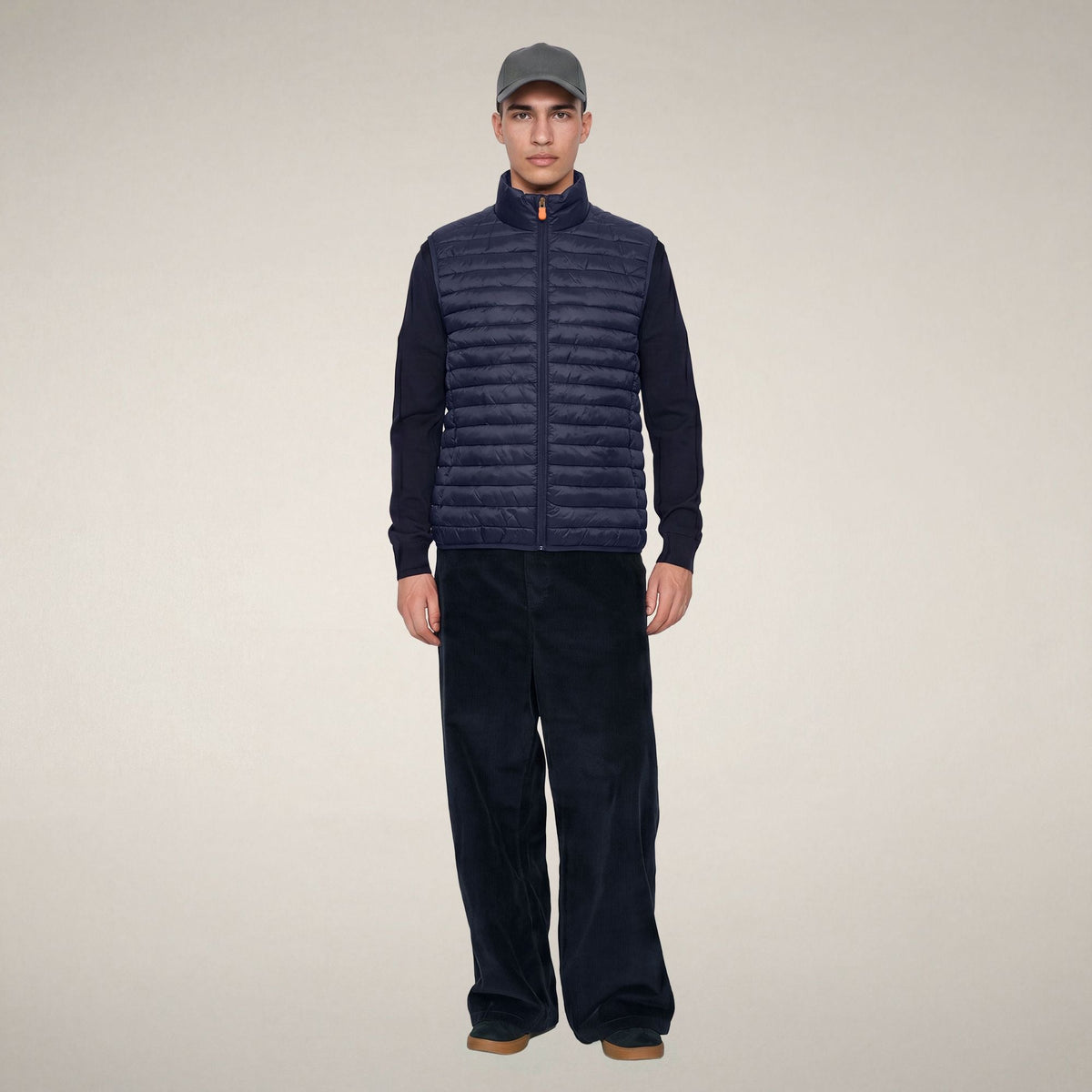 Men's Puffer Vest Vince in Navy Blue