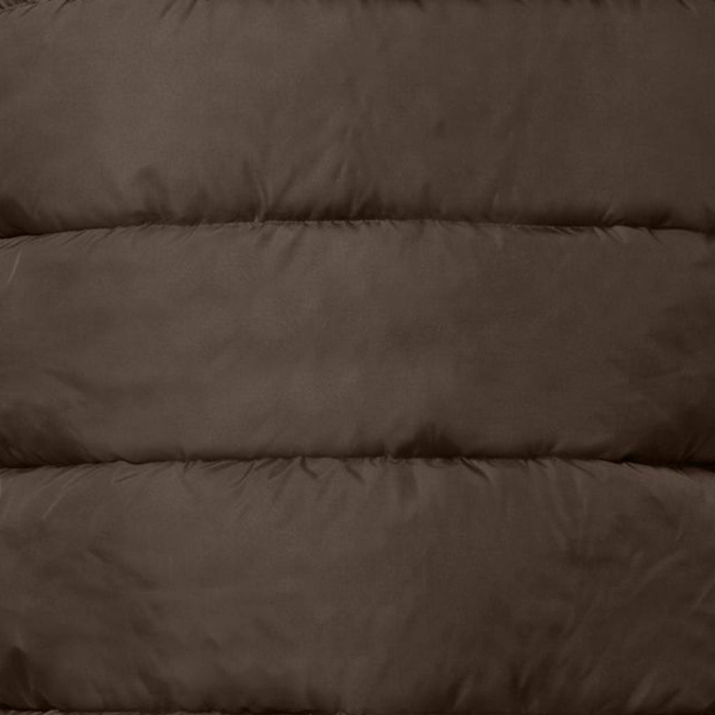 Women's Faux Fur Puffer Vest Cassandra in Soil Brown