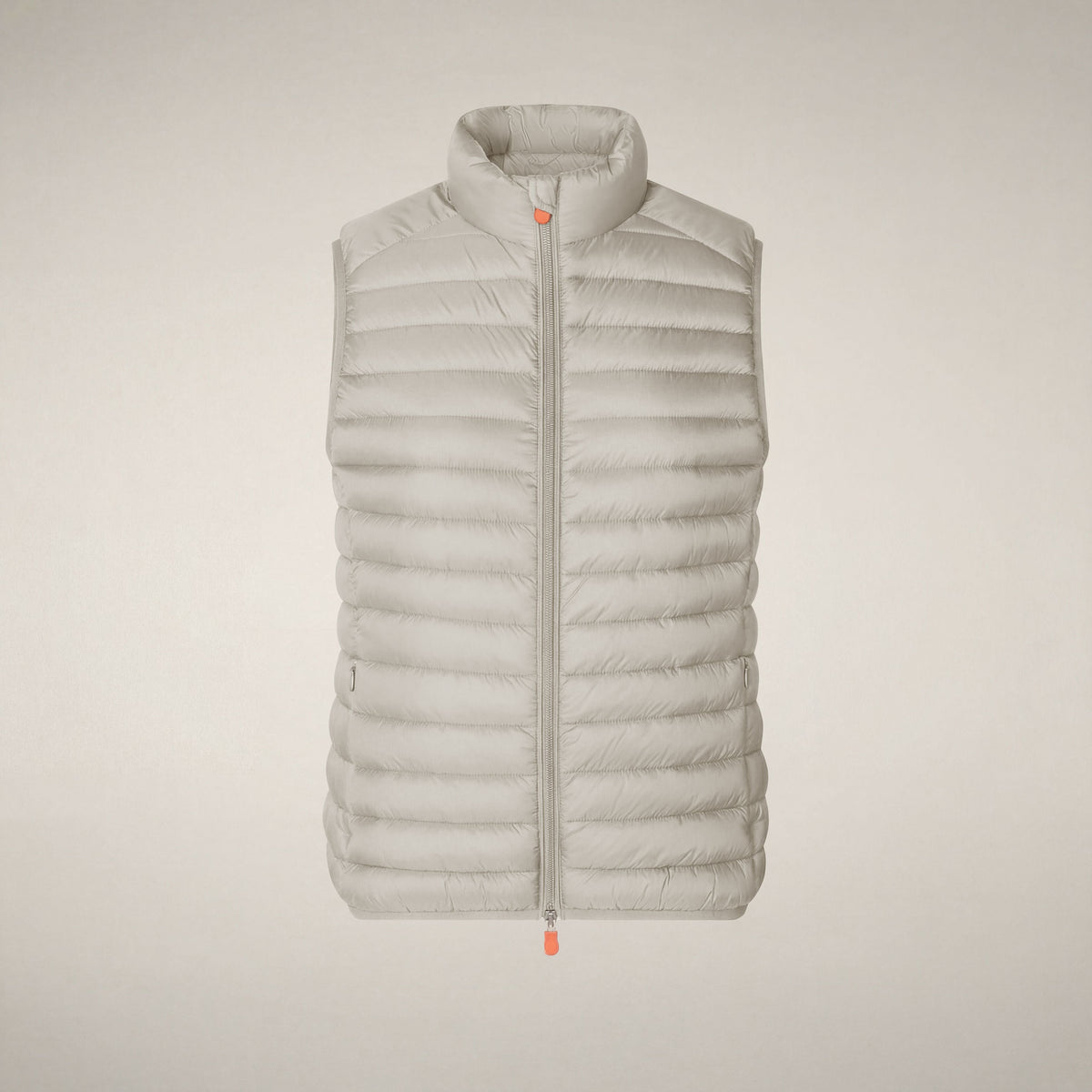 Women's quilted vest Charlotte in rainy beige